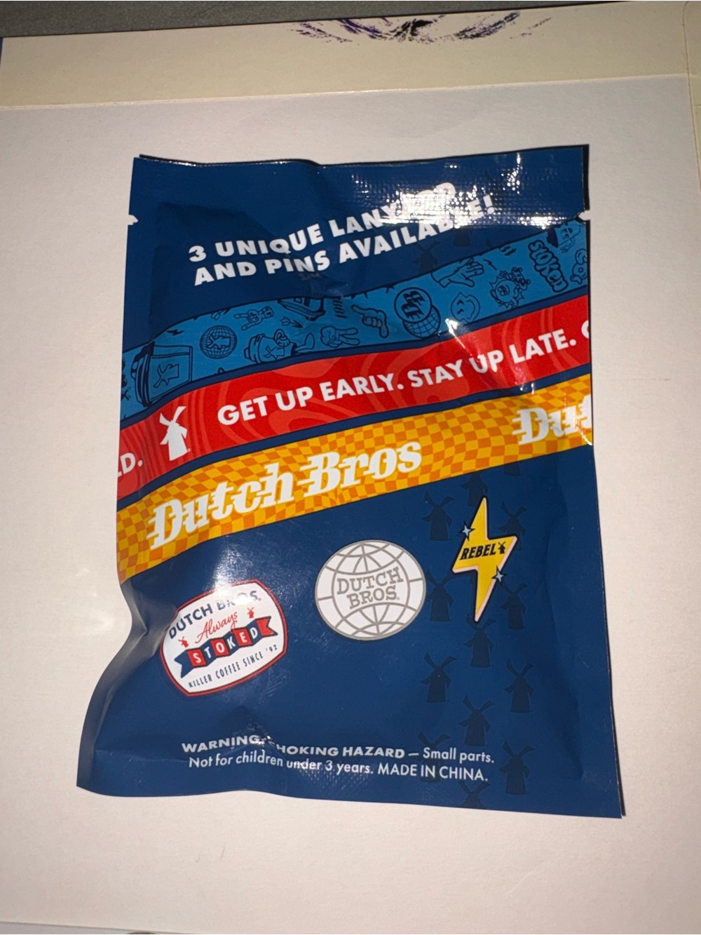 UNOPENED Dutch Bros Mystery Lanyard and Pin